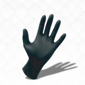 Black Nitrile Gloves front image